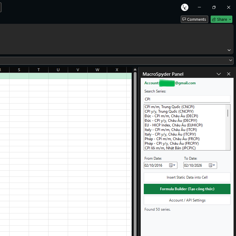 MacroSpyder Excel Add-in User guides